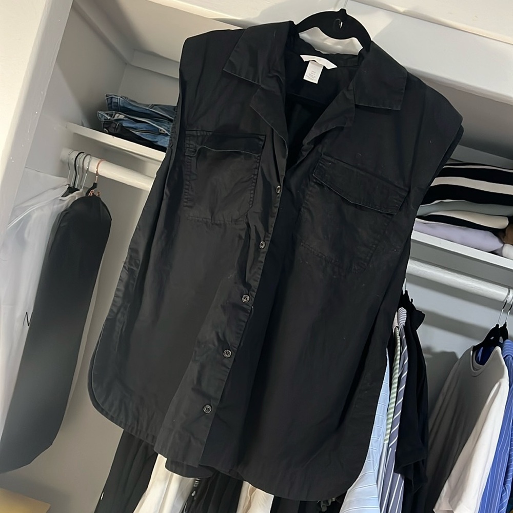 H&M Split Hem Collared Tank